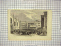 Original Old Antique Print General Election Nomination Edinburgh Scotland