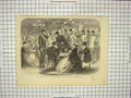 Original Old Antique Print War Volksgarten Vienna Siers Romance
