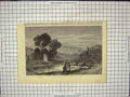 Original Old Antique Print Scene Arrah-Na-Pogut Princess Theatre Romance