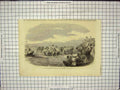 Original Old Antique Print King'S Lynn Regatta Shovel-Race Corn-Porters Boats