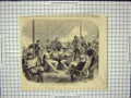 Old Antique Print Meeting National Rifle Association Wimbledon Club Room