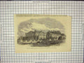 Original Old Antique Print Gunton Hall Norfolk Lord Suffield Prince Wales