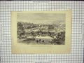 Original Old Antique Print Show-Yard Royal Agricultural Society Wollaton Park