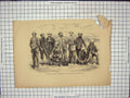 Old Antique Print English Eight Winners Elcho Shield Wimbledon Shooting