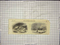 Original Old Antique Print 1844 Ship Wreck Premier Stormy Sea 19th