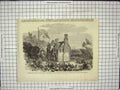 Original Old Antique Print 1869 Princess Louisa Cottage Hospital Ventnor France
