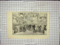 Original Old Antique Print Ireland Mr. Chamberlain Belfast Meeting Ulster Hall