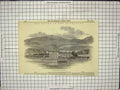 Original Old Antique Print 1847 Queen Scotland Ardverekie Lodge Loch Mountains