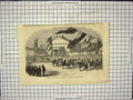 Original Old Antique Print Opening Cape Colonial Parliament Grahamstown Siers