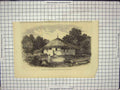 Original Old Antique Print Abyssinian Expedition Round Church Mishuk Fine Art