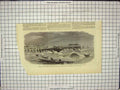 Old Antique Print Ship Wreck Britannia Pier Great Yarmouth Gale Storm Sea