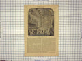 Original Old Antique Print Interior St. George'S Chapel Windsor Castle London
