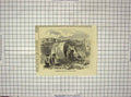 Original Old Antique Print Gypsy Camp Morning Derby Horse Racing Sport