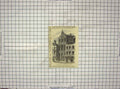 Original Old Antique Print New School St. Thomas Charterhouse England