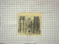 Original Old Antique Print West Front Cathedral Church Wells Architecture