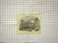 Original Old Antique Print Birthplace Mr. Cobden M.P. Midhurst Sussex England
