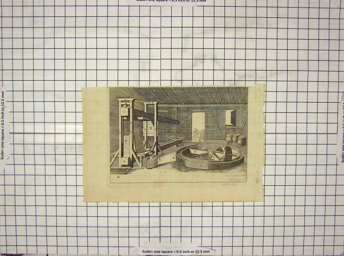 Original Old Antique Print Agricultural Machinery Implements Farming