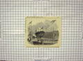 Original Old Antique Print Launch Emperor'S Yacht East Cowes Isle Wight Ship