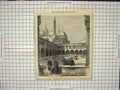 Original Old Antique Print Convent St. Antonio Italian Military Post