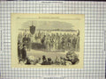 Original Old Antique Print Meeting National Rifle Wimbledon