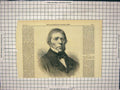 Original Old Antique Print Late M. Ingres West India