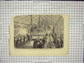 Original Old Antique Print Banquet Given To American Yachtsmen Cowe