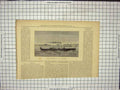 Original Old Antique Print Steam Launch Mab Built In St Petersburg