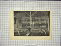 Original Old Antique Print GQuartz Crushing Battery New Zealand