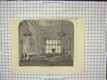 Original Old Antique Print State Ball-Room Windsor Castle Prit