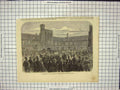 Original Old Antique Print Singing Dulce Domun Winchester College 18th Century