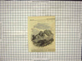 Original Old Antique Print Pocket-Gate Rocks Charnwood Forest 18th Century