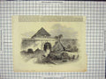 Original Old Antique Print Sallyport Tilbury Fort Essex England 20th Century