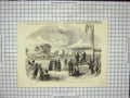 Original Old Antique Print Anniversary Windsor Royal Association