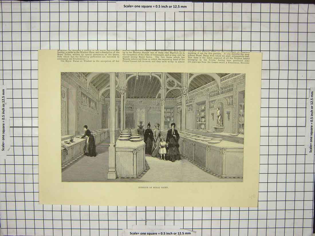Original Old Antique Print Glen Harticorry Mountains Dark Corners