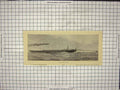 Original Old Antique Print Torpedo Launch Test Steam Powered