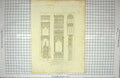 Original Old Antique Print 1817 Winchester Cathedral Church Architecture 19th
