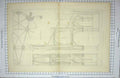 Original Old Antique Print Ecclesiastical Architecture Abbaye Aux Hommes Caen