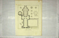 Original Old Antique Print 1823 Wells Cathedral Antiquities Ground Plan Keux