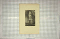 Original Old Antique Print Statue Sir Isaac Newton Ante Chapel Trinity College