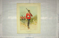 Original Old Antique Print Colour 30Th East Lancashire Siers Weapons