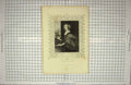 Original Old Antique Print Portrait Dorothy Sidney Countess Sutherland Ryall