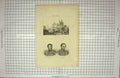 Original Old Antique Print Military France Ballesteros Arco-Augero Segovie