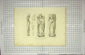 Original Old Antique Print 1821 Canterbury Cathedral Church Archbishop Warham