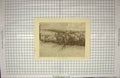 Original Old Antique Print Hunting Scene Horses Huntsmen Sport