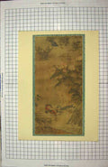 Original Old Antique Print Colour Flowers Nature Birds