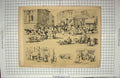 Original Old Antique Print Prout'S Microcosm Street Scene Rue Grand Hullmandel