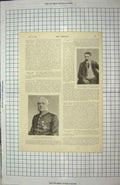Original Old Antique Print 1900 Edward Crosby Scarborough Muller Social Jester