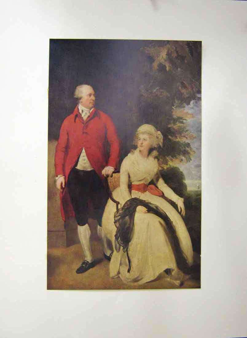 Original Old Antique Print Thomas Lawrence C.1800 John Julius Angerstein 19th