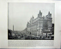 Original Old Antique Print Lime Street Liverpool England Bank England London