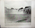 Original Old Antique Print Shoshone Falls Idaho Grand Canon Yellowstone Park